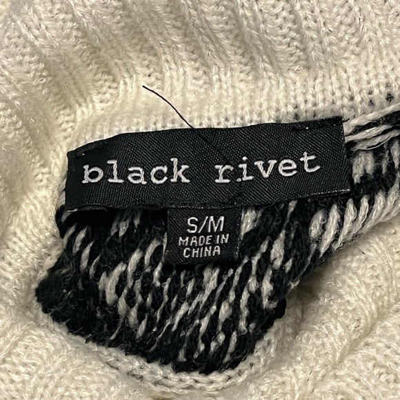 BLACK RIVET Gorgeous Cape Cowl Neck Sweater!! - Picture 8 of 11